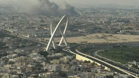 ഖത്തർ തലസ്ഥാനമായ ദോഹയിൽ തുടർച്ചയായ സ്ഫോടനങ്ങൾ.