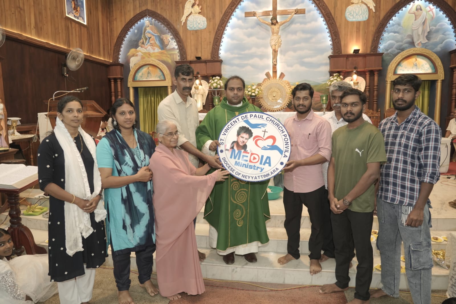 ലോഗോ പ്രകാശനം ചെയ്ത് പൊൻവിള മീഡിയ മിനിസ്ട്രി