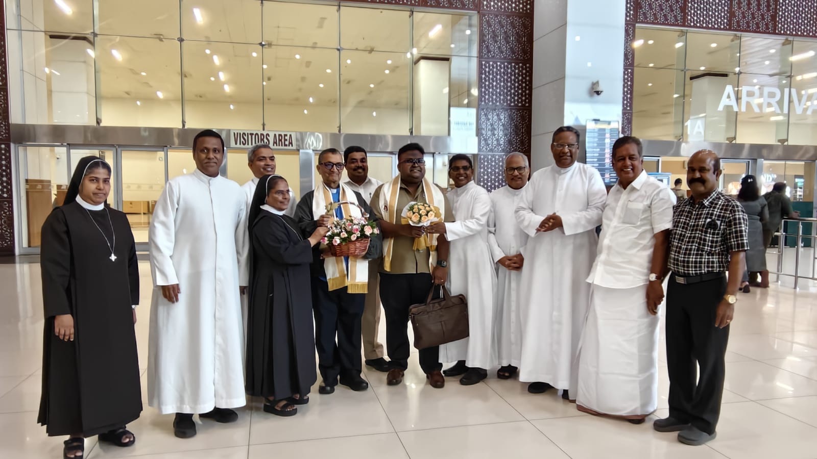 കർദിനാൾ ഡോ. സെബാസ്റ്റ്യൻ ഫ്രാൻസിസിനെ സ്വീകരിച്ചു