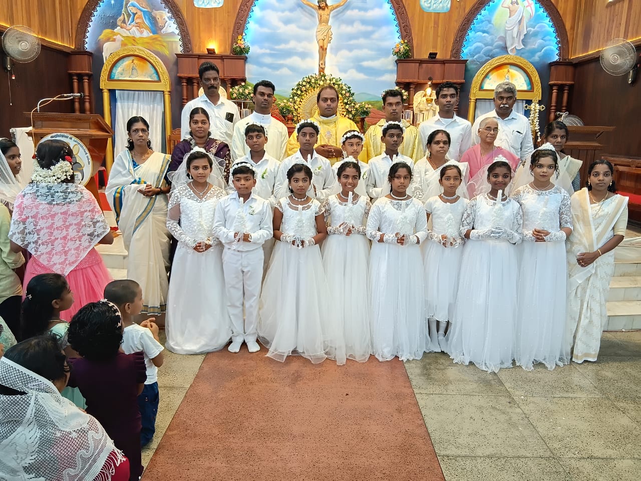 പ്രഥമ ദിവകാരുണ്യ സ്വീകരിണം നടത്തി പൊൻവിള ഇടവക