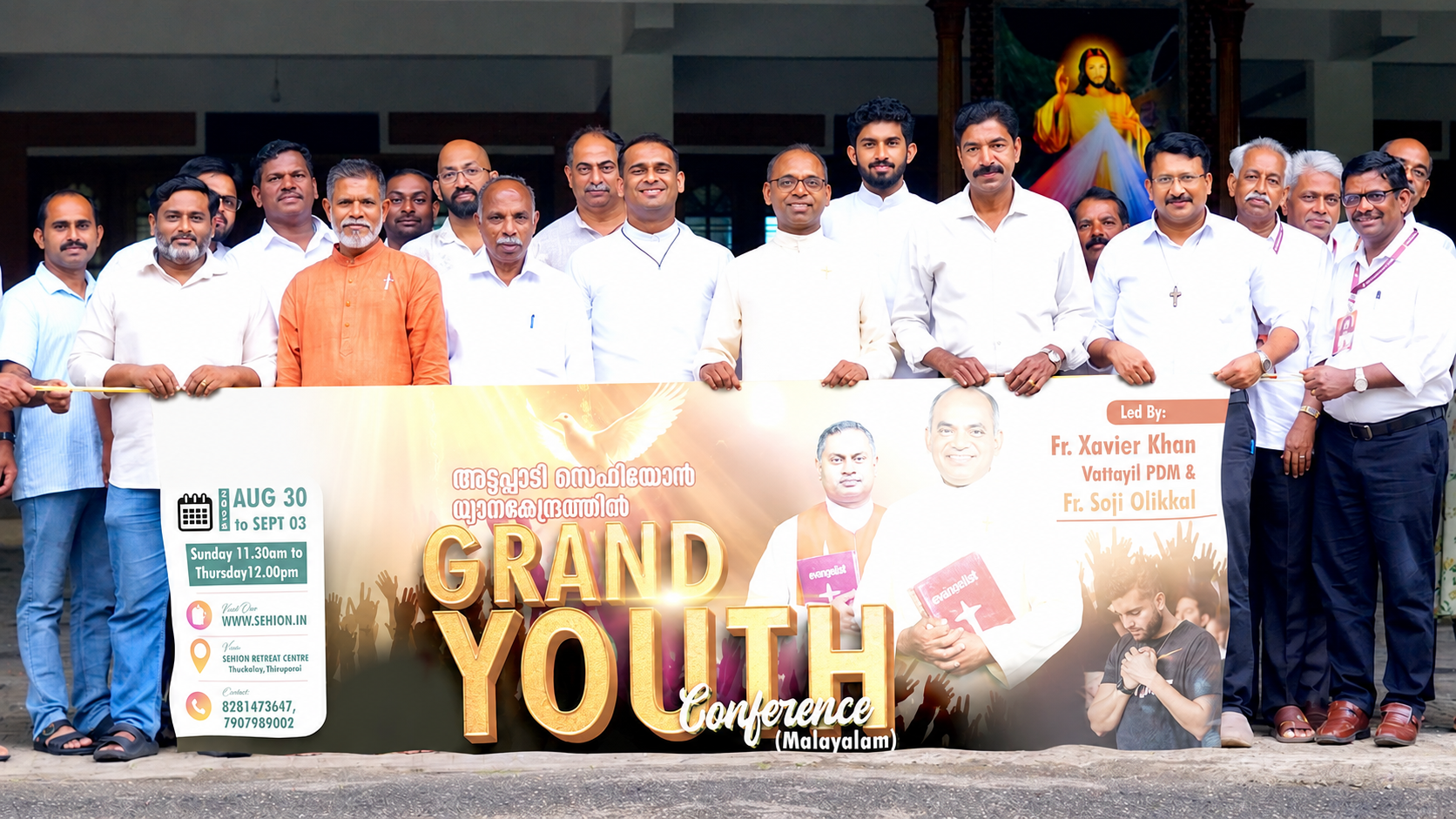 ഫാ. സേവ്യർ ഖാൻ വട്ടായിൽ നയിക്കുന്ന ഗ്രാൻഡ് യൂത്ത് കോൺഫറൻസ്; അട്ടപ്പാടിയിൽ സന്ദേശ യാത്രയ്ക്ക് തുടക്കം