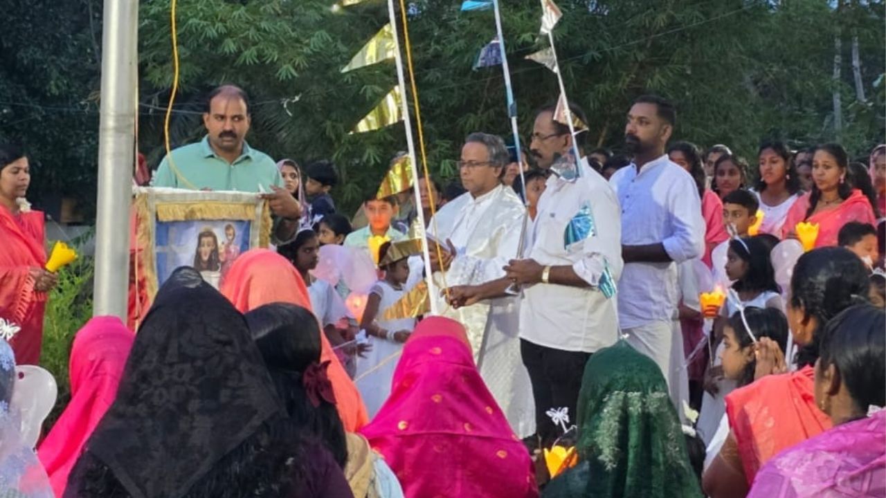 മുതിയാവിള സെന്റ് ആൽബർട്ട്സ് ഫൊറോന ദൈവാലയത്തിൽ 121-ാമത് ഇടവക തിരുനാളിന് ഭക്തിനിർഭരമായ തുടക്കം