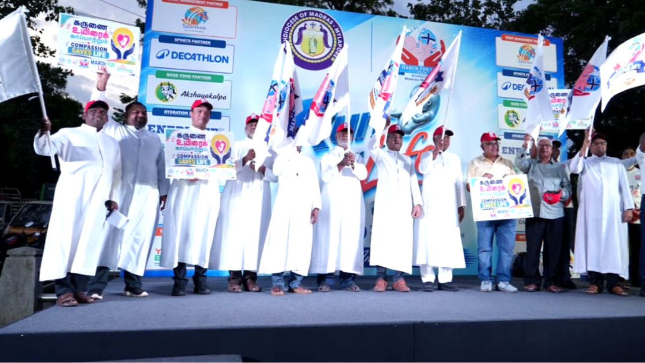 ജീവന്റെ സംരക്ഷണത്തിനായി ചെന്നൈയിൽ യുവജനങ്ങളുടെ ശബ്ദമുയർന്നു; മാർച്ച് ഫോർ ലൈഫ് ശ്രദ്ധേയമായി