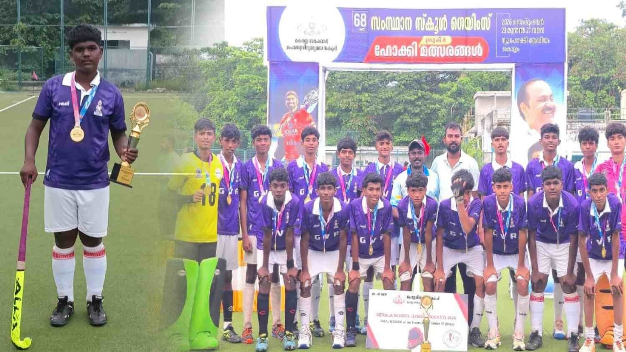 സംസ്ഥാന സ്കൂൾ ഗെയിംസ് ഹോക്കിയിൽ സ്വർണം നേടി മാണിക്കപുരം ഇടവകാംഗം ഷിജു